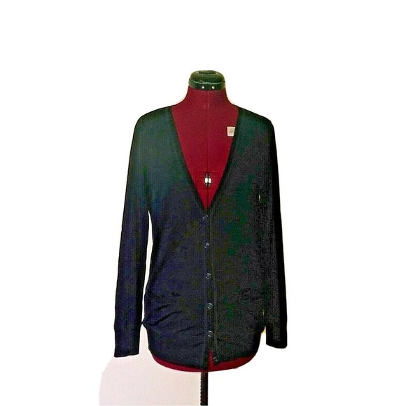 Ann Taylor LOFT Cardigan Size Small Wool Blend Long Sleeve Pockets Butto… - Picture 1 of 6
